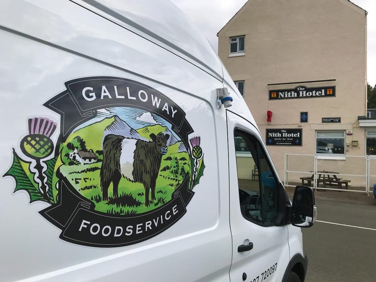 Keeping it in the family - we're supplied by the award winning Galloway Food Service